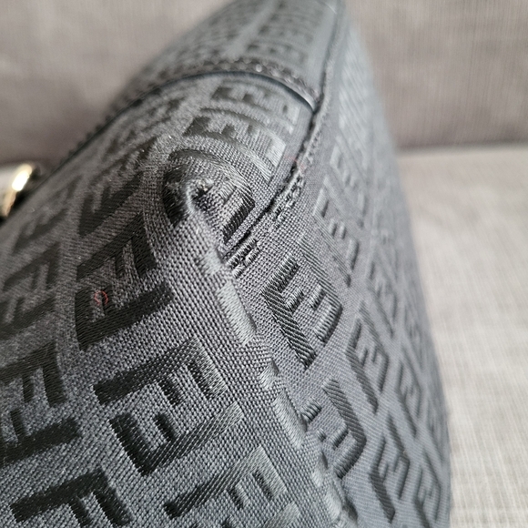 * SOLD on Marketplace* - Fendi Black Zucchino Small Tote Bag - Picture 15 of 17